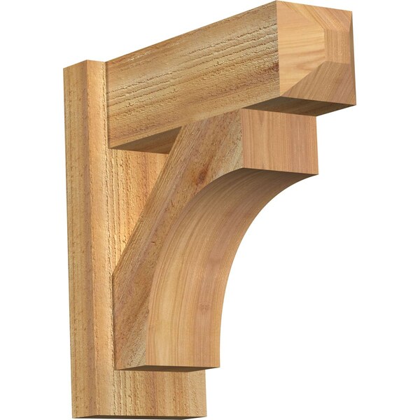 Ekena Millwork Westlake Rough Sawn Craftsman Outlooker, Western Red Cedar, 6"W x 16"D x 16"H OUT06X16X16WTL04RWR - main